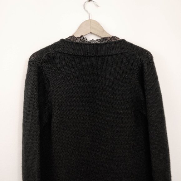 Twin-Set by Simona Barbieri Black Lace Duster L - Picture 11 of 12